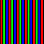 a tiled example of the aperture grille texture, showing its characteristic vertical RGB stripes